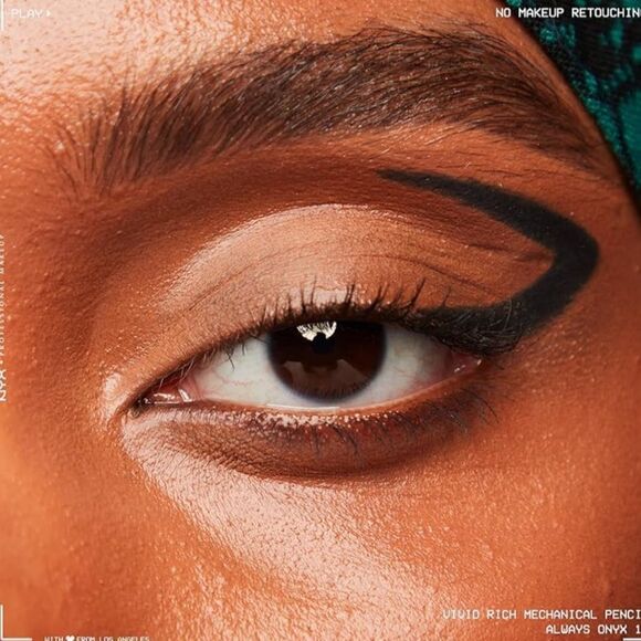 🦋 NYX Always Onyx Black Eyeliner New Full Size - Picture 3 of 4